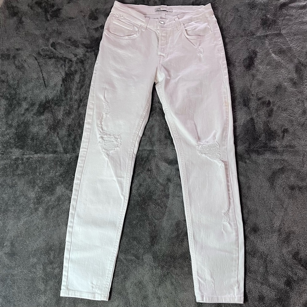 ZARA  Jeans white